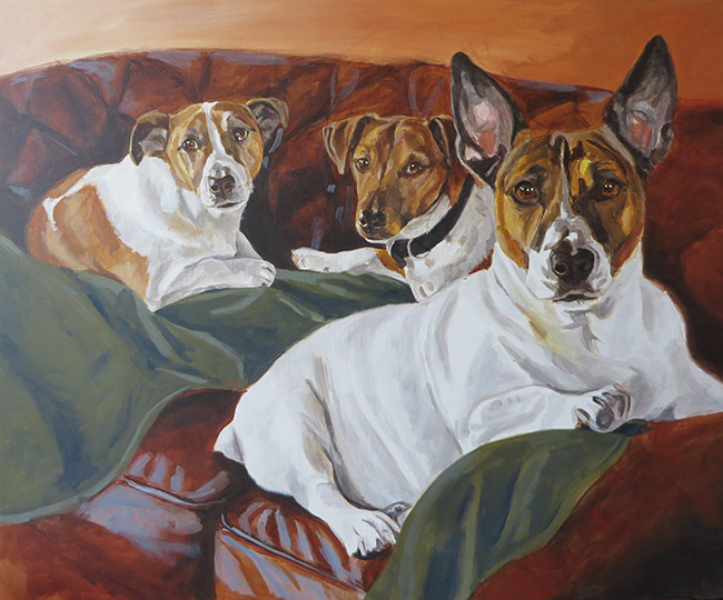 Detailing stage of the painting process
