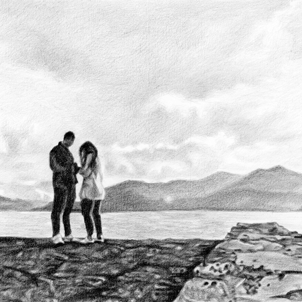 People and dog portraits, children, wedding and sporting portraits, horse paintings, landscape and house portraits in pencil or acrylic from your photos by a portrait artist in kilcock ireland
