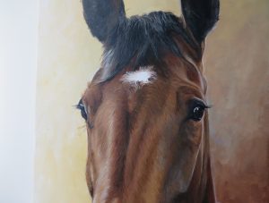horse painting detailed photo