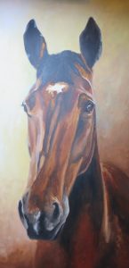 horse portrait in progress 4