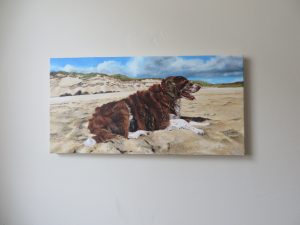 dog portrait canvas