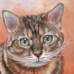 tiger cat painting