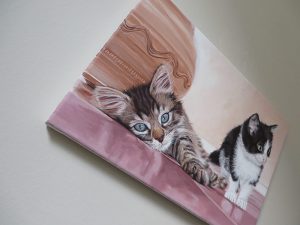 kitten painting