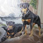 rottie painting detailing 2