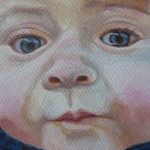 baby portrait detail