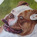 bulldog painting