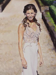 bride portrait detail