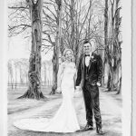 bride and groom portrait