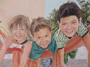 painting of children