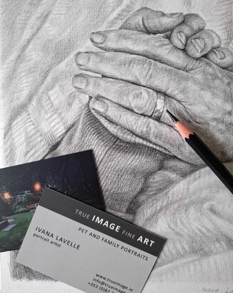 pencil sketch from photo by pencil artist ivana lavelle