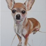 progress image 1 of a chihuahua painting