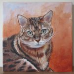 cat portrait canvas