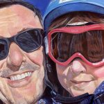 dad and daughter painting