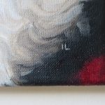 acrylic painting detail