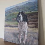 dog portrait canvas