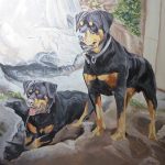 rottie painting detailing 2