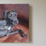 dog painting
