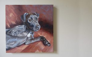 dog painting
