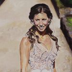bride portrait detail