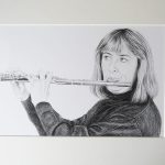 finished mounted drawing