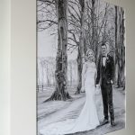 bride groom drawing