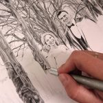 portrait in progress