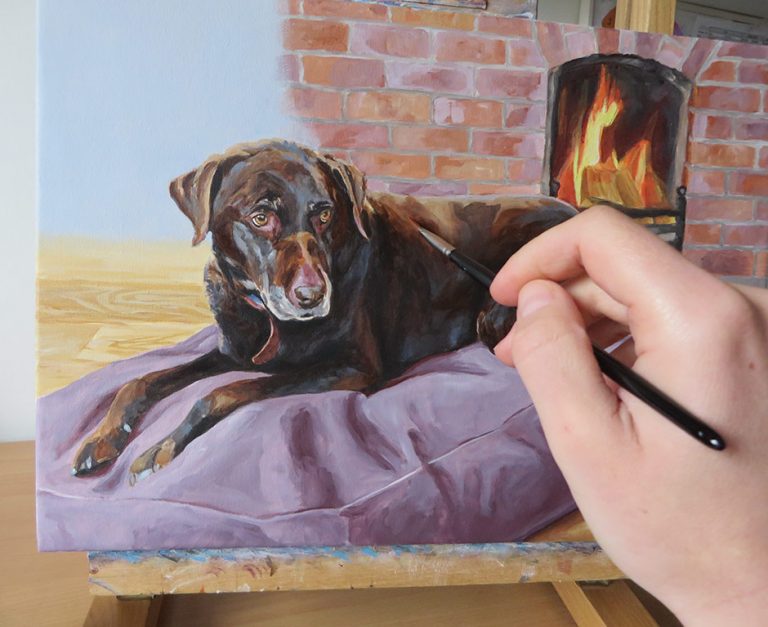 adding details to the portrait of Otto