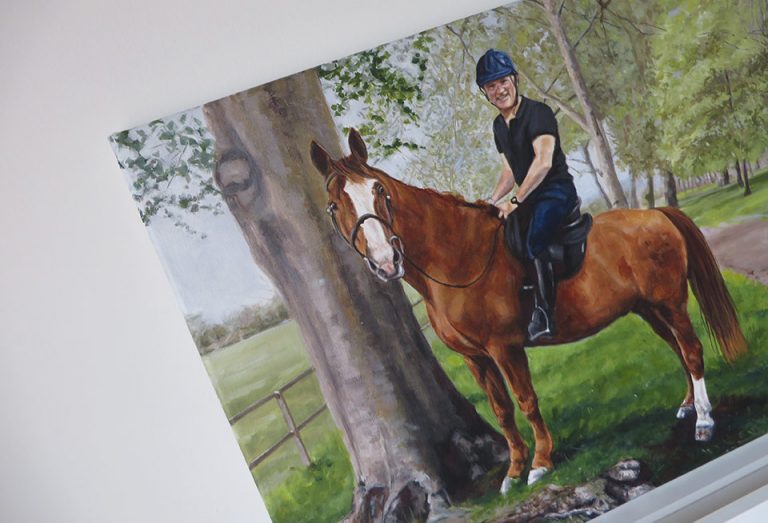 detail of a painting