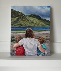 acrylic landscape painting on canvas