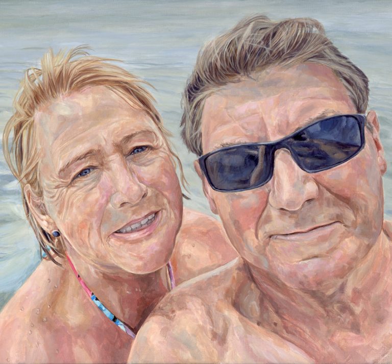 portrait painting detail