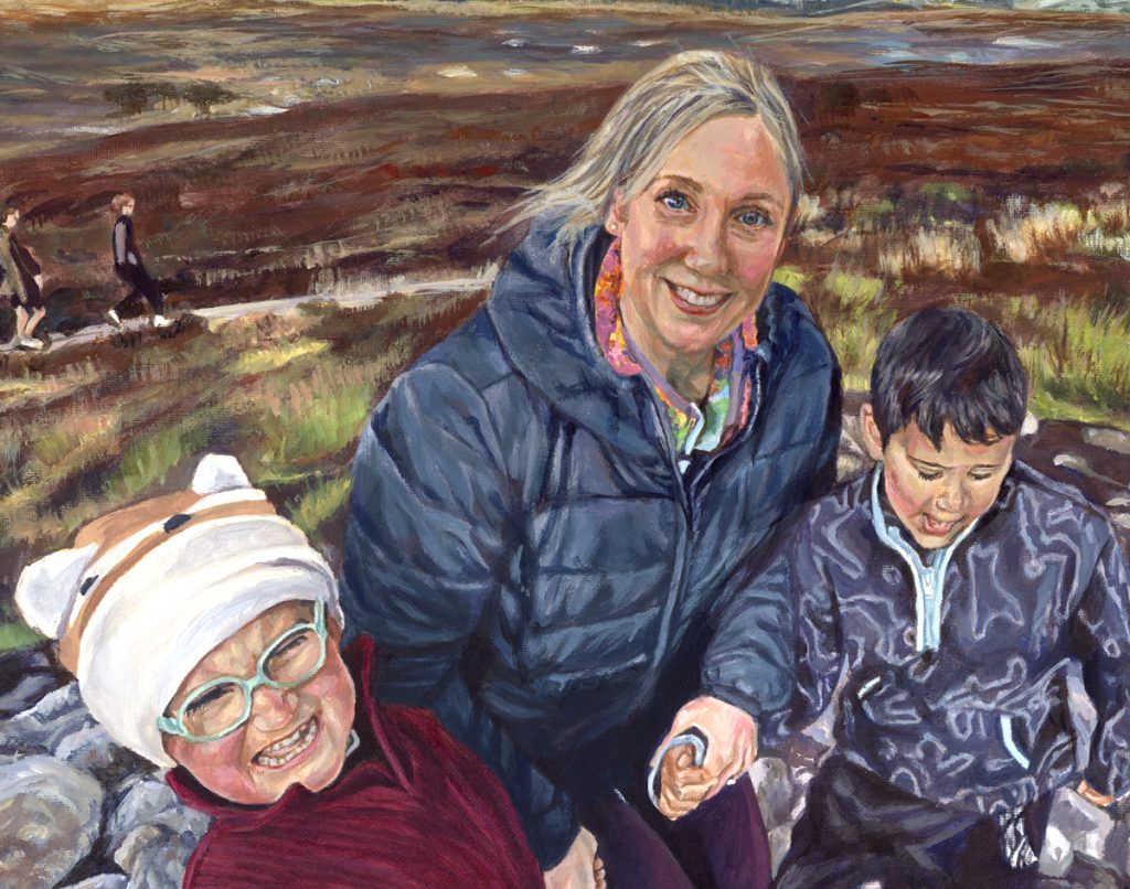 maynooth family painting in detail
